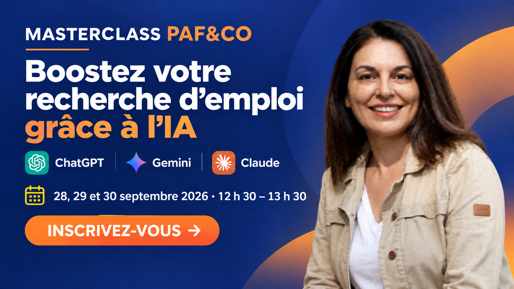 Masterclass PAF&CO : Boostez votre recherche d’emploi grâce à l’IA
